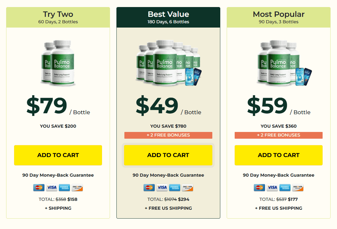 Pulmo Balance Pricing Image